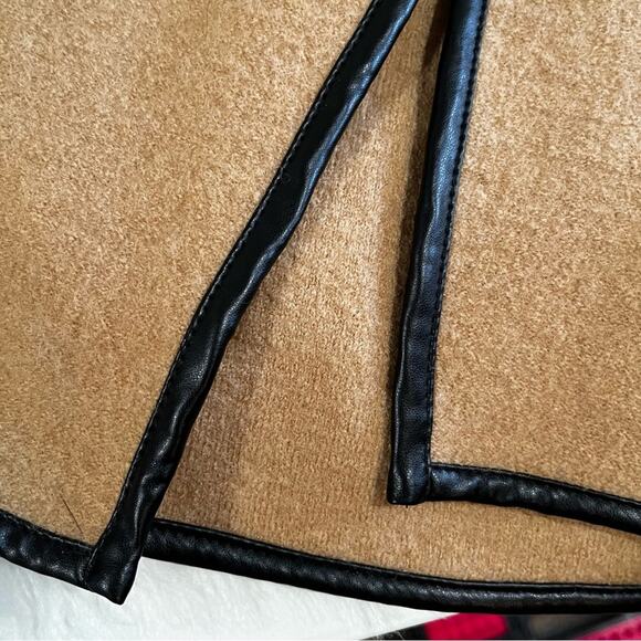 NEW Ann Taylor Wool Two Tone Asymmetrical Academia Blazer Sweater Jacket XSP - Picture 14 of 16